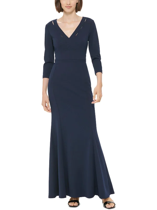 TIME-Limited Offer Womens Cut-out V-neck Evening Dress