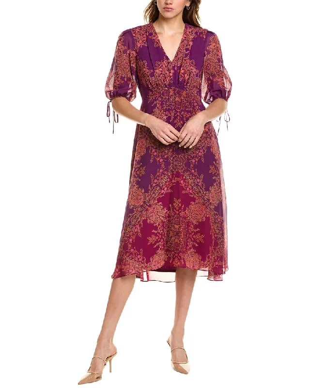 Markdowns Maison Tara Chiffon Midi Dress