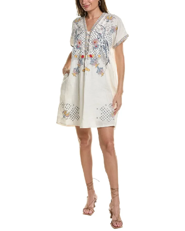 Online Specials Johnny Was Zippy Linen Mini Dress