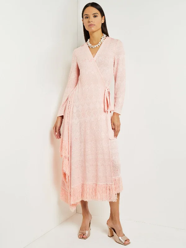New Deals Midi Wrap Dress