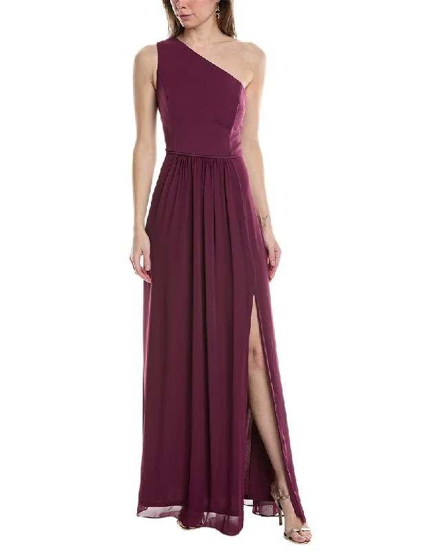 Price Break Adrianna Papell One-Shoulder Gown