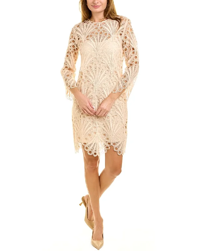 Massive Deals Elie Tahari Scallop Lace Dress