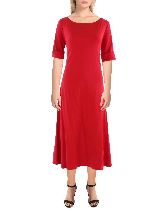 Final Markdown Womens Comfy Midi T-Shirt Dress