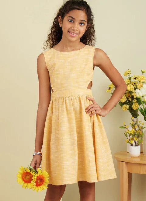 Deep Discounts Butterick Child/Teen Dress, Jumpsuit and Romper B6908