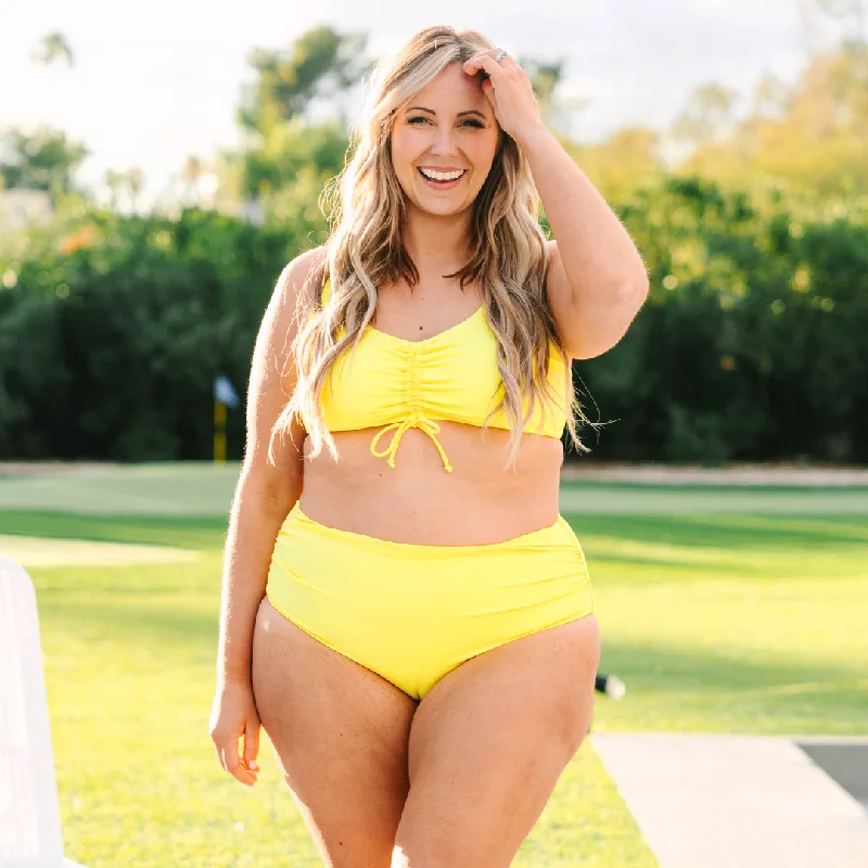 New Markdowns Talk To The Sand Swim Bottom, Yellow